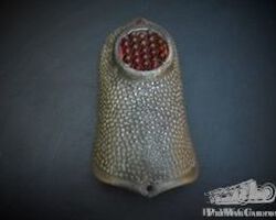 mudguard, aluminum, pre-war, with reflector