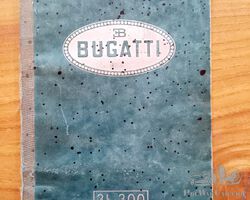 Original Bugatti Type 57 owner's manual