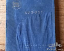 1935 Lancia Augusta user manual