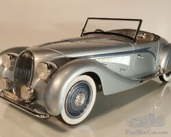 Talbot-Lago T150-C SS Teardrop Cabriolet - An Original Maquette (Model) Designed by Figoni et Falaschi in 1937