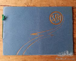 1907 S.P.A. / SPA catalogue for 4 & 6 cylinder models (French)