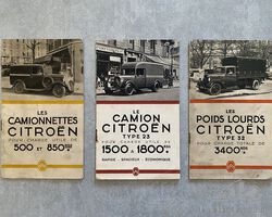 3 documentations on CITROEN trucks