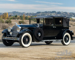 1929 Packard Eight 640 Individual Custom Town Car Landaulet | Scottsdale 2022 | Gooding & Co