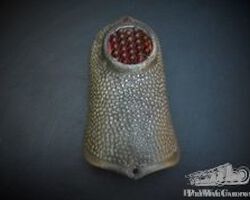 mudguard, aluminum, pre-war, with reflector
