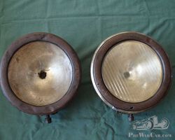 Guide headlights for