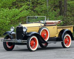 1930 Ford Model A DeLuxe Open Cab Pickup | Broad Arrow Auctions | August 18, 2022