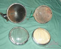 Lucas headlights for Morris