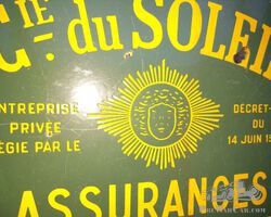 Plaque émaillée