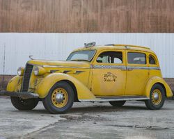1936 DeSoto S-1 Airstream Custom New York Taxi | Estate of Mark Smith Auction | Gooding & Company | April 7, 2023
