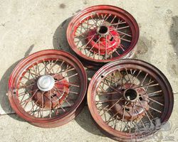 Late 1930s Austin Seven 16 inch wheels