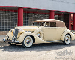 1937 Packard Series 1501 Super Eight Convertible Victoria | The Quail Auction | Bonhams