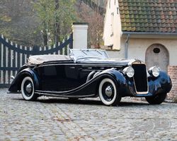 1937 Delage D8 120 Three Position Drophead Coupé | The Quail Auction | Bonhams