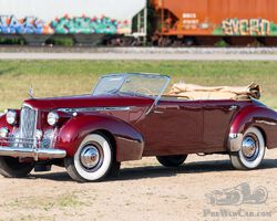 1940 Packard Custom Super Eight 180 Convertible Sedan | Pebble Beach Auctions | Gooding & Company