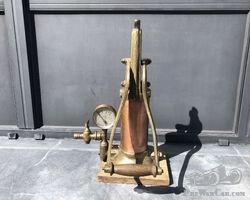manual air pump in bronze and copper