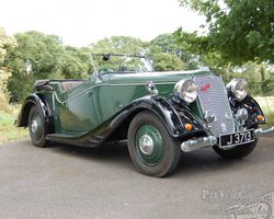 Crosley Regis Sports Tourer 4 seater tourer 1935