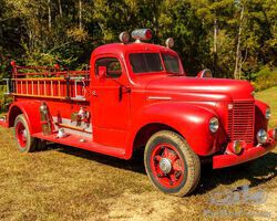 1943 International Fire Truck | Henderson Auctions | Oct 28, 2023
