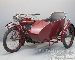 Indian mc Hendee Special Combination, 1000 cc 2 cyl ioe 1914