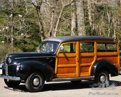 1940 Ford Model 01A Deluxe "Woodie" Station Wagon | Gilded Age auction 2024 | Bonhams|Cars | April 27, 2024
