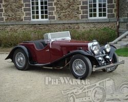Aston Martin 2 litre 15/98 short chassis by Abbey coachworks 1937