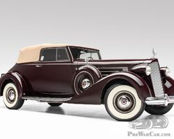 1937 Packard Twelve Convertible Victoria | Monterey Jet Center auction 2024 | Broad Arrow Auctions