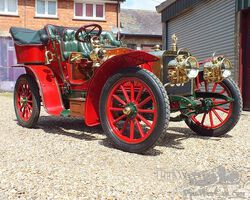 Darracq Flying Fifteen Rear entrance tonneau 1905