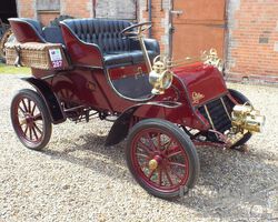 Cadillac Model A London to Brighton Run Car Rear entrance Tonneau 1903