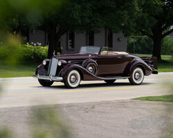 1937 Packard 1507 Twelve Coupe Roadster | RM Sotheby's | Hershey
