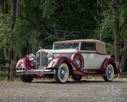 1934 Packard Model 1102 Convertible Victoria | The Audrain Concours Auction 2024 by Bonhams|Cars