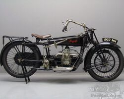 Raleigh Flat Twin 698cc 2 cyl sv 1922
