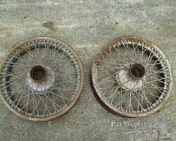 Rudge wheels / tyres ( & parts) for Various