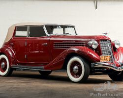 1936 Auburn 852 Supercharged Phaeton Sedan | The Academy of Art University Collection | 15 February 2025