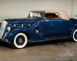 1938 Pierce-Arrow Model 1801 Eight Convertible Coupe | The Academy of Art University Collection | 15 February 2025