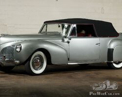 1940 Lincoln-Zephyr Continental Cabriolet | The Academy of Art University Collection | 15 February 2025