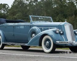 1936 Pierce-Arrow De Luxe Eight Convertible Sedan | The Amelia Auction | 7-8 March 2025