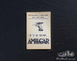 Amilcar C4 CGS Driver's Manual