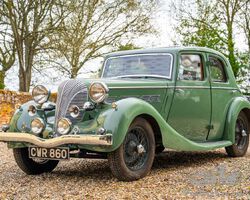 1937 Triumph Dolomite Short Chassis Saloon | Flight of Elegance; Farnborough International 2025 | Historics Auctioneers