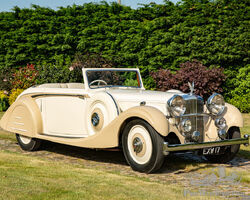 1938 Alvis Speed Twenty-Five SB 'Concealed Hood' Drophead Coupe by Lancefield | RM Sotheby's | Monterey