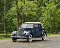 1937 Ford DeLuxe Convertible Sedan | RM Sotheby's | Hershey