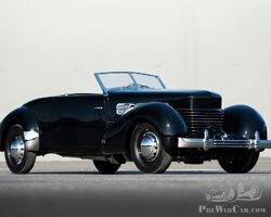 1937 Cord 812 Supercharged "Sportsman" Cabriolet | Broad Arrow Auctions | Monterey Jet Center | 13-14 August 2025