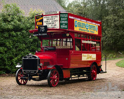 1922 Tilling-Stevens TS3A Petrol-Electric Open Top Double Deck Bus | RM Sotheby's | London