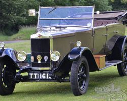 Standard Wellesbourne Tourer. Wellesbourne 1926