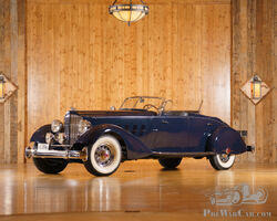 1934 Packard 1108 Twelve Individual Custom Sport Phaeton in the style of LeBaron | RM Sotheby's | Miami