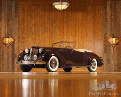 1938 Packard 1601 Eight Convertible Victoria par Darrin