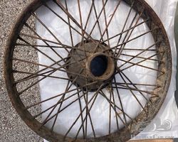 3 Bugatti Brescia Wheels and 2 SEV magnetos