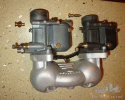 NARDI Twin Carburettor Kit Complete with slow running jets - RARE to suit Lancia Aprilia