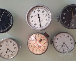 jaeger Veglia chronometric rev counters and clocks