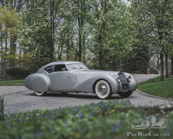 1937 Delage D8-120 S Aerodynamic Coupe by Pourtout | RM Sotheby's | The Monterey Auction