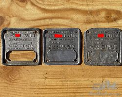 Citroen type A, B2, B15 chassis plates