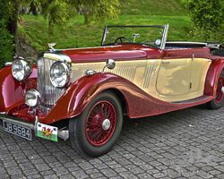 1936 Derby Bentley 4.25 Vanden Plas all weather Drophead