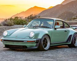 1990 Porsche 911 Reimagined by Singer - Classic Turbo Services "Aurum Verde Commission" | The Quail Auction 2026